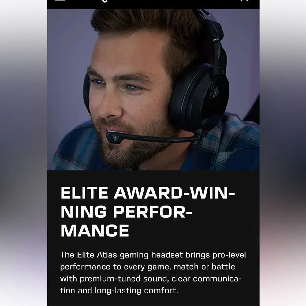 Turtle Beach Elite Atlas Pro Performance Gaming Headset!